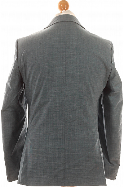 Společenské Pánské Sako Vlněné Modré WILVORST Vel. 46 | WILVORST | obrázek 2