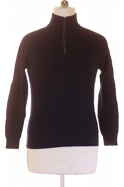 HACKETT Pánský Pulovr Vlněný Modrý Vel. M