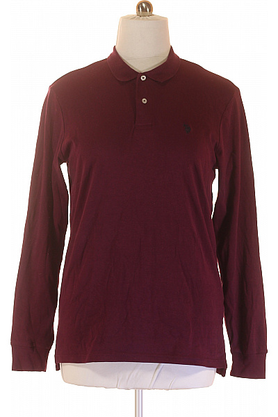 Pánské Tričko Fialové U.S.POLO ASSN. Vel. XL