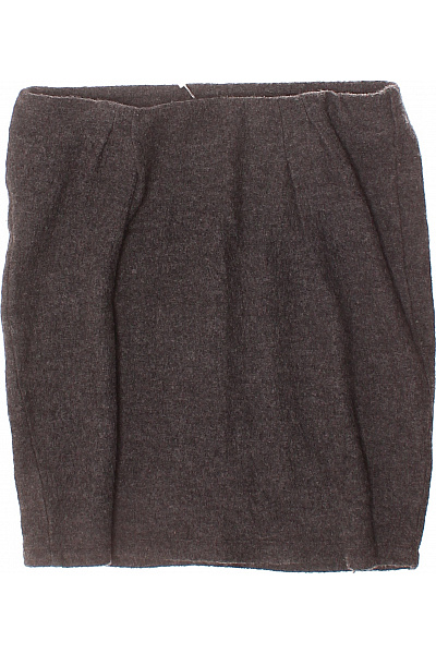 Sukně Vlněná Šedá SAMSOE Second Hand Vel. M