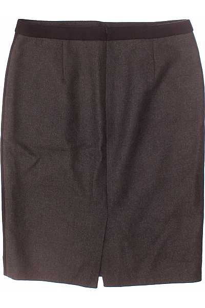 J.CREW Balonová  Sukně Vlněná Šedá