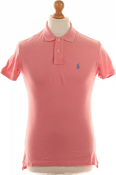 Pánské Tričko Růžové Ralph Lauren Vel. S