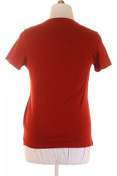 Pánské Tričko Červené TOMMY HILFIGER Outlet Vel. L