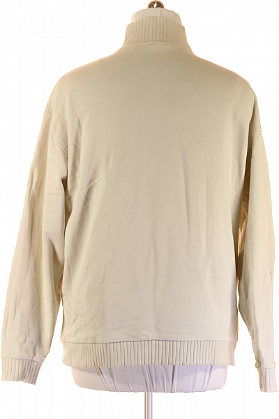 Pánská Mikina Bez Zapínání Bílá Hugo Boss Vel. XXL