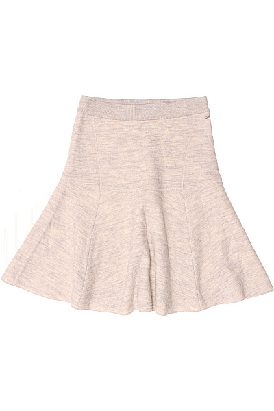 TOMMY HILFIGER  Sukně áčková Vlněná Šedá Vel. M