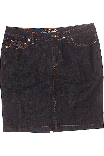 Džínová  Sukně Modrá TOMMY HILFIGER