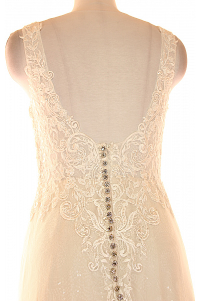 Šaty Béžové Vel. 36 | Unimoda | obrázek 3