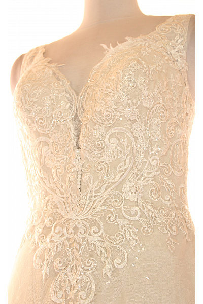 Šaty Béžové Vel. 36 | Unimoda | obrázek 6