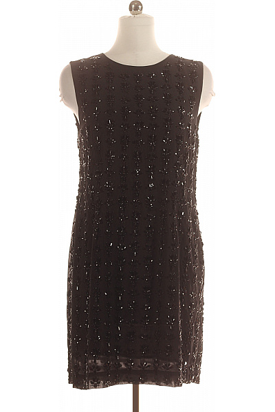  Šaty S Ozdobami Černé Guess Second Hand Vel. 46