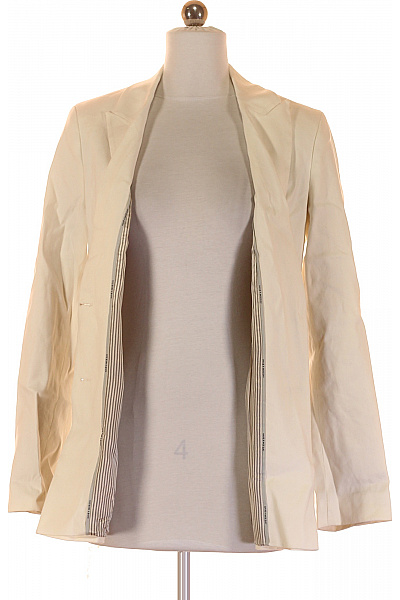 Scotch & Soda Dámské Sako Lněné Bílé Second hand Vel. A