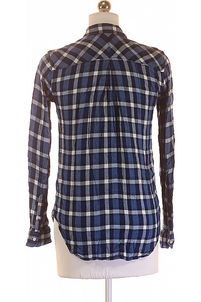 Kostkovaná Dámská Košile Modrá GAASTRA Vel. XS