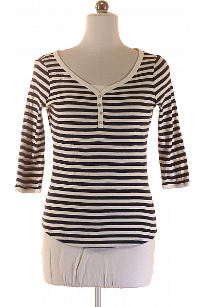 Dámské Tričko s Potiskem Modré Esprit Vel. M