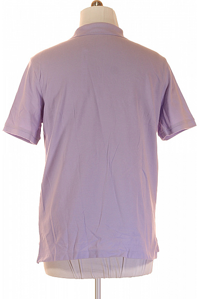 Pánské Tričko s Límečkem Fialové Ralph Lauren Vel. L