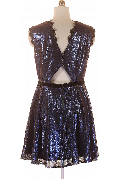 Šaty Modré Little Mistress Vel. 40