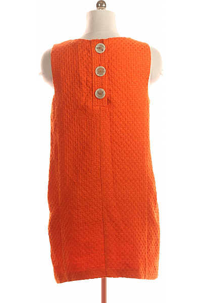 MANGO  Šaty Pletené Oranžové Vel. L