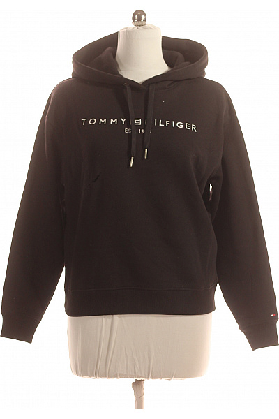Dámská Mikina Bez Zapínání Černá TOMMY HILFIGER Vel. M