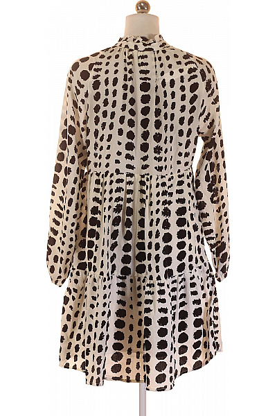 Šaty Černobílé OBJECT Second hand Vel. 36