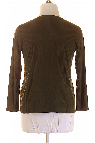 ONLY Jednoduché Dámské Tričko Khaki Vel. 42/44