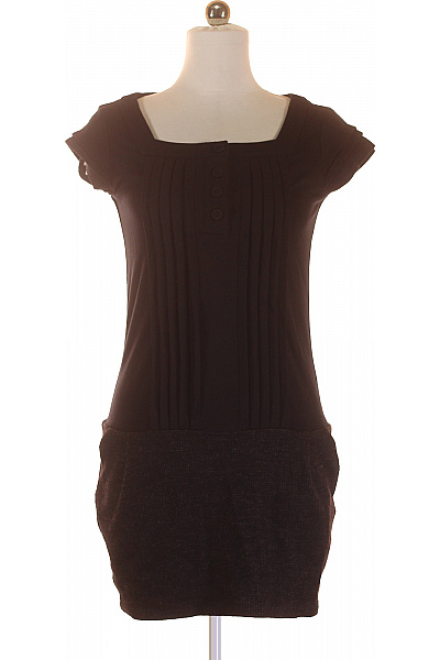 MAX&CO. Tričkové  Šaty Černé Vel. M