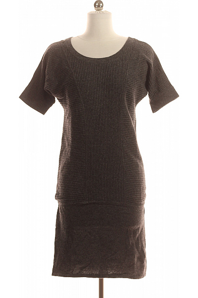 BANANA REPUBLIC Pletené šaty Vlněné Šedé Second hand Vel. XS