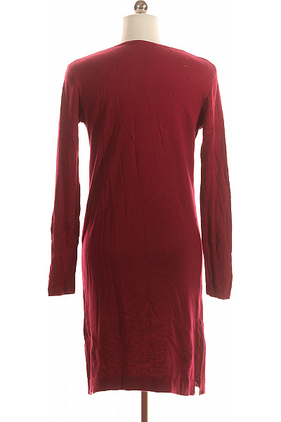 MANGO  Šaty Pletené Vínová Vel. S