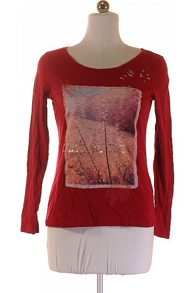 TOM TAILOR Dámské Tričko Vínová Vel. M