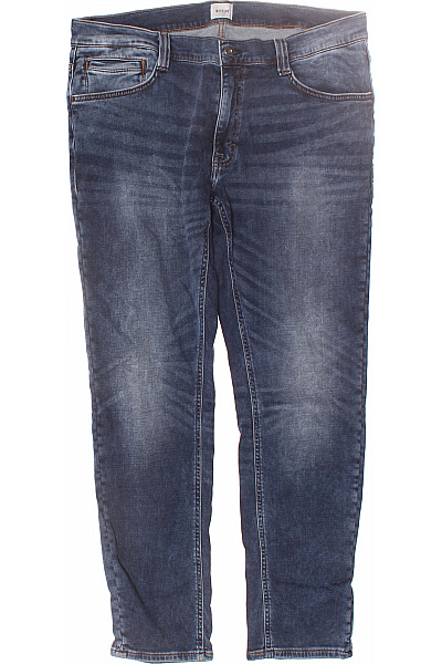 MUSTANG Pánské Džíny Modré Second Hand Vel. 36/32