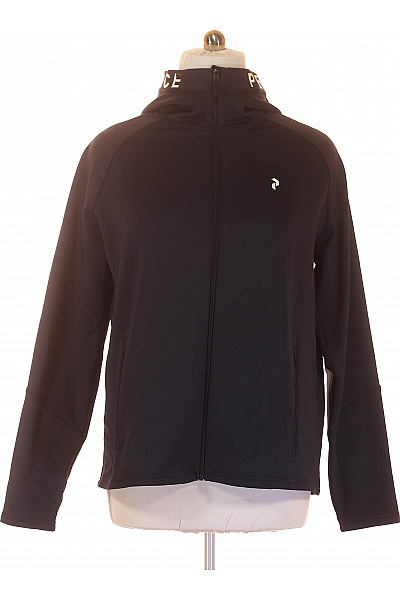 Pánská Mikina Na Zip Modrá PEAK PERFORMANCE Vel. XXL