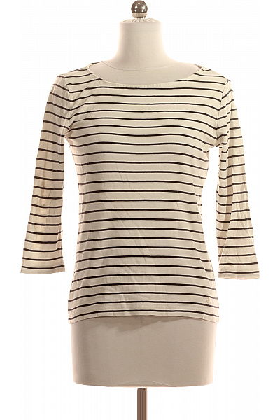 Dámské Tričko Černobílé TOM TAILOR Vel. S