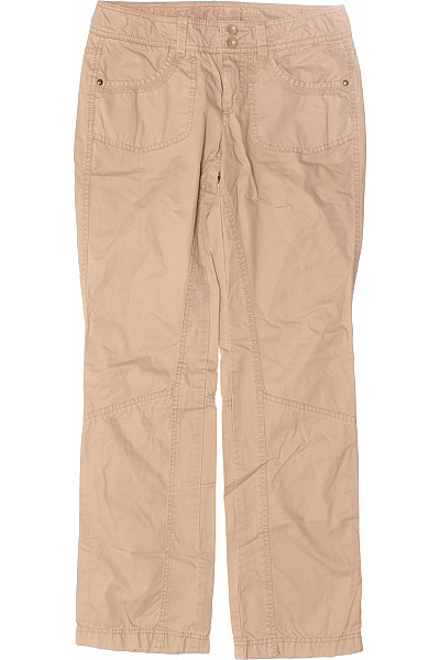 Esprit Dámské Kalhoty Rovné Hnědé Second hand Vel. 36