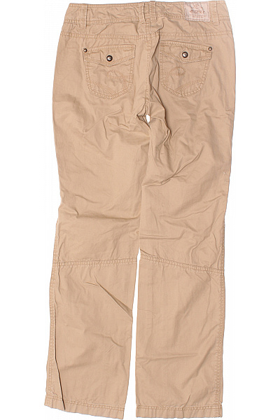 Esprit Dámské Kalhoty Rovné Hnědé Second hand Vel. 36