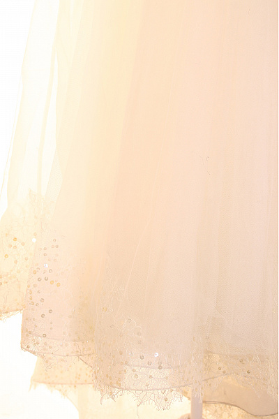Svatební šaty  Šaty Hedvábné Béžové Vel. 44 | atelier | obrázek 6