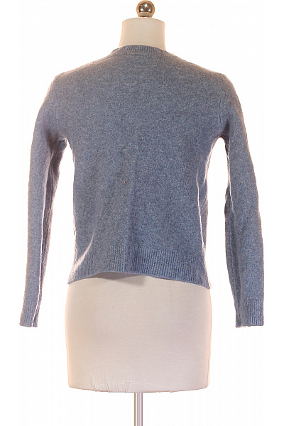 Dámský Svetr Meriný Modrý Vel. 38