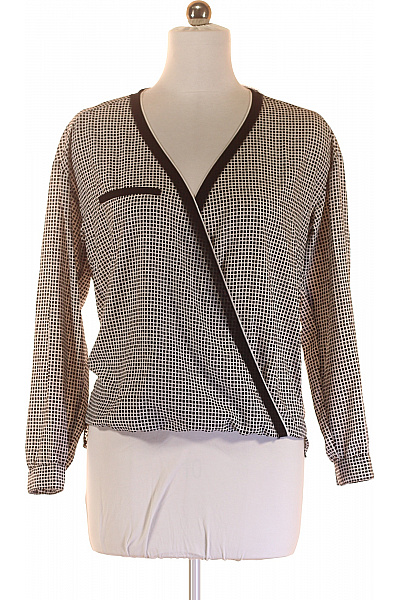 MANGO Halenka Černobílá Second hand Vel. M