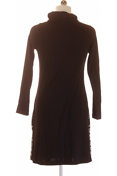 SISLEY Tričkové  Šaty Černé