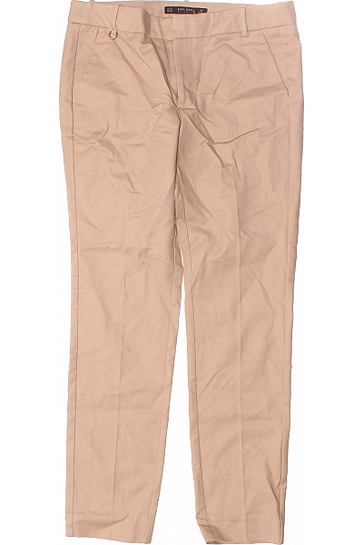 Dámské Chino Kalhoty Béžové ZARA Vel. 36