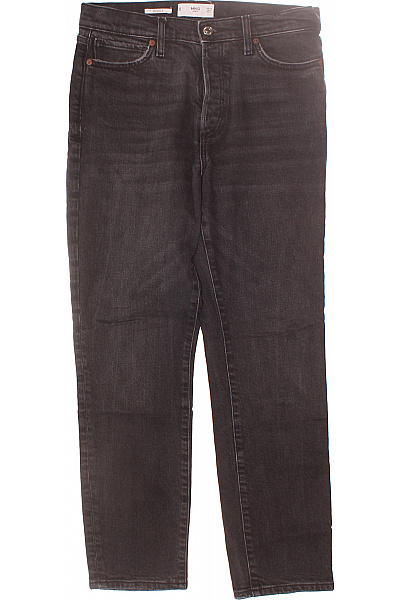 MANGO Dámské Džíny Černé Vel. 38