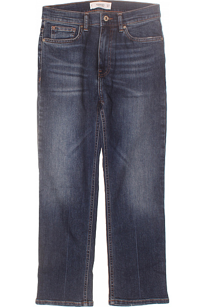 MANGO Dámské Džíny Barevné Second Hand Vel. 34