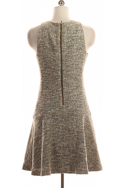 BANANA REPUBLIC  Šaty Pletené Černobílé Second hand