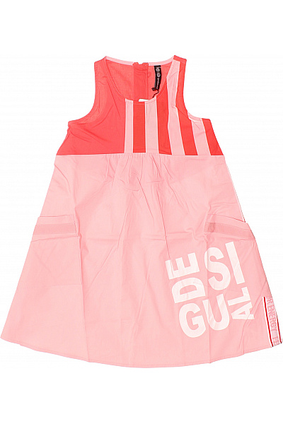 DESIGUAL Dívčí Šaty Růžová