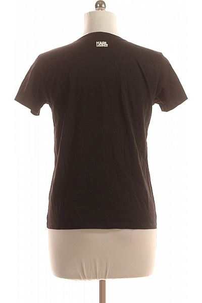 Dámské Tričko Černé Karl Lagerfeld Vel. M