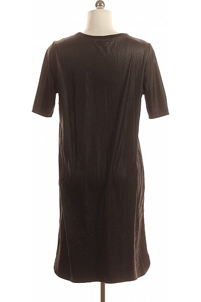 OBJECT Tričkové  Šaty Černé Second hand Vel. S