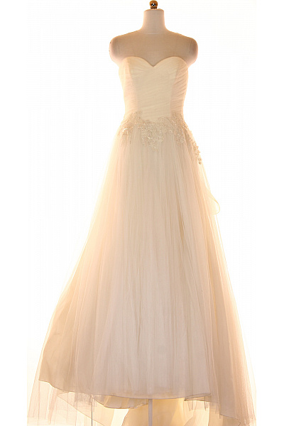 Šaty Hedvábné Béžové