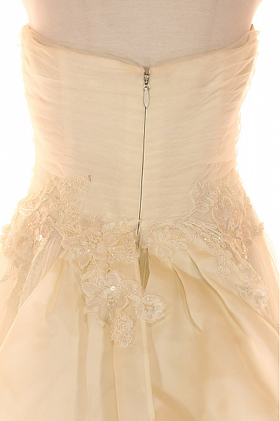 Šaty Hedvábné Béžové