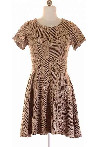  Šaty Pletené Béžové River Island Second hand Vel. 36