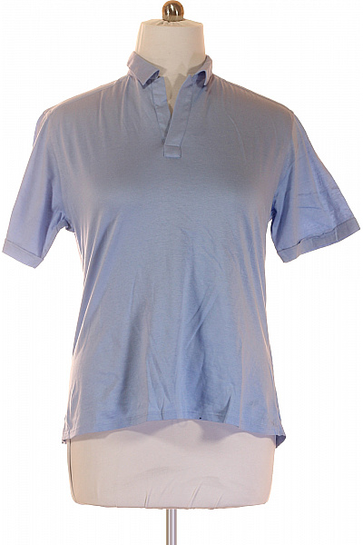 ETON Pánské Tričko s Límečkem Modré Second hand