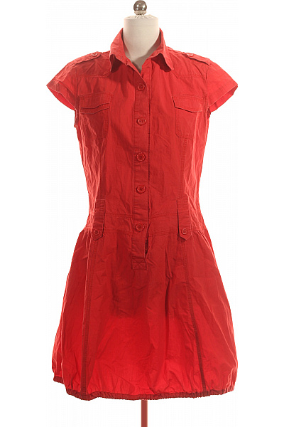 Košilové  Šaty Červené Vel. 42