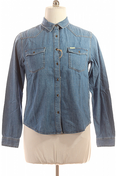 Dámská Košile Modrá CROSS Vel. L