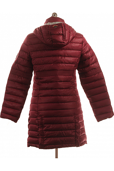 Zimní Dámská Bunda Polyamidová Vínová 