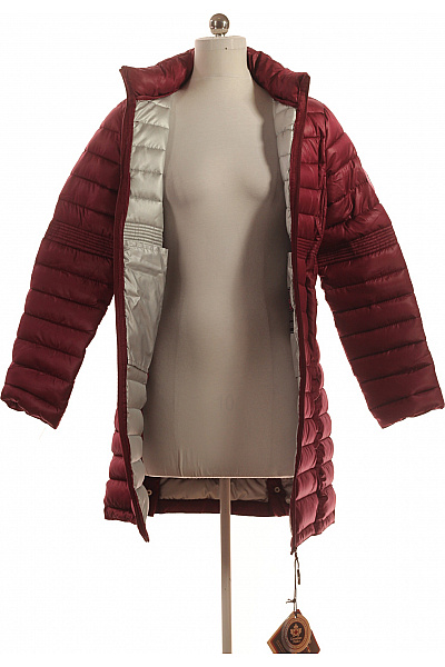 Zimní Dámská Bunda Polyamidová Vínová 